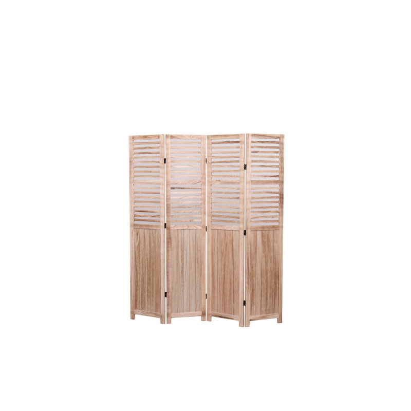 Cloison pliante en bois massif l 55,2 po x H 65 po