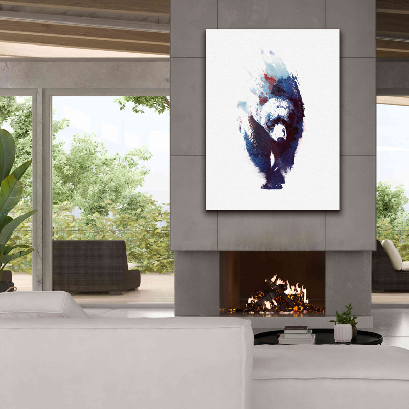 «Mort Run» par Robert Farkas, estampe numérique sur toile, H 54 po x l 40 po x P 1,5 po