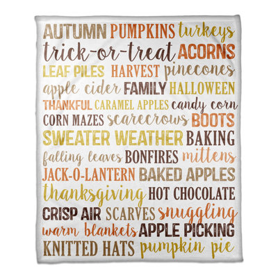 Fall Things Throw