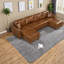 Canapés d'angle de 10 cm avec poufs de rangement, cuir PU respirant, style moderne pour la maison-1902389366