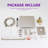 Luxurious Single Handle 2-Spray 10 In. Wall Mount Square Shower Head With Hand Shower Faucet-108989399