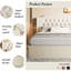 Structure de lit tapissier pour grand lit-1465142318