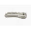 Modern Modular 3 - Seater Sofa With Unique Butterfly Backrest And Curved Design, Ideal For Living Room And Bedroom Decor-100813026-100813031