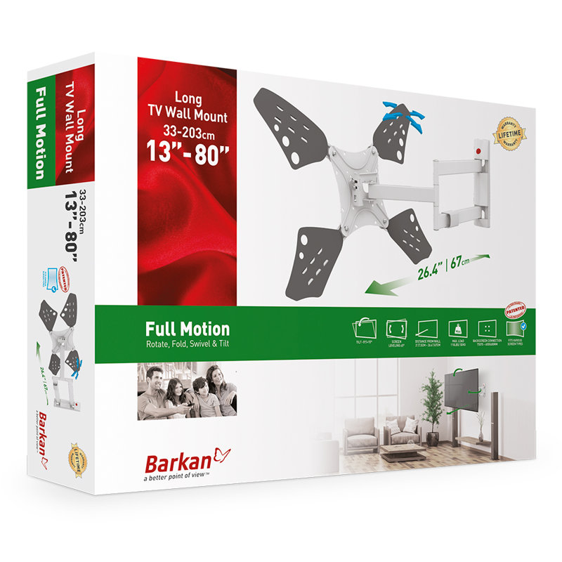Barkan Single Screen Wall Mount