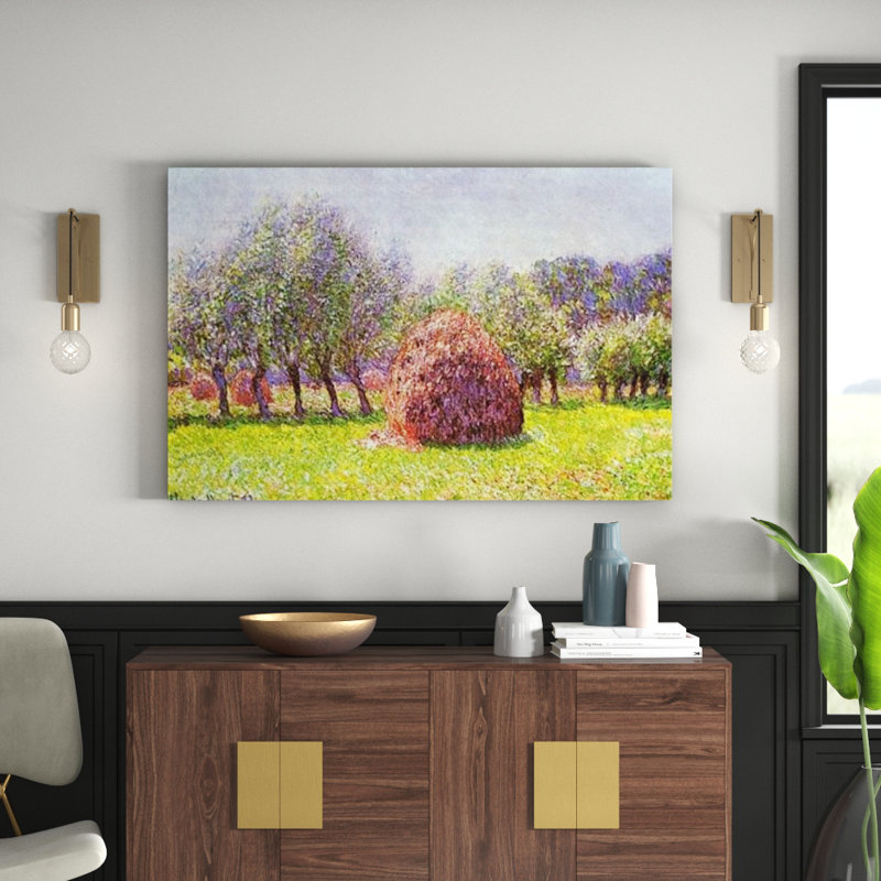 Claude Monet - Wrapped Canvas Painting, 60cm H x 90cm W x 1.8cm D