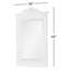 Miroir festonné rétro Country Country (verre biseauté)-359784403