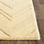 Tapis en laine tissé à la main à motif de chevrons or Scanlan-19261919