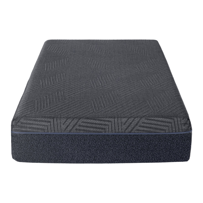 Matelas en mousse à mémoire de forme infusée de gel vert 11 po dans une boîte, gris, Lit simple
