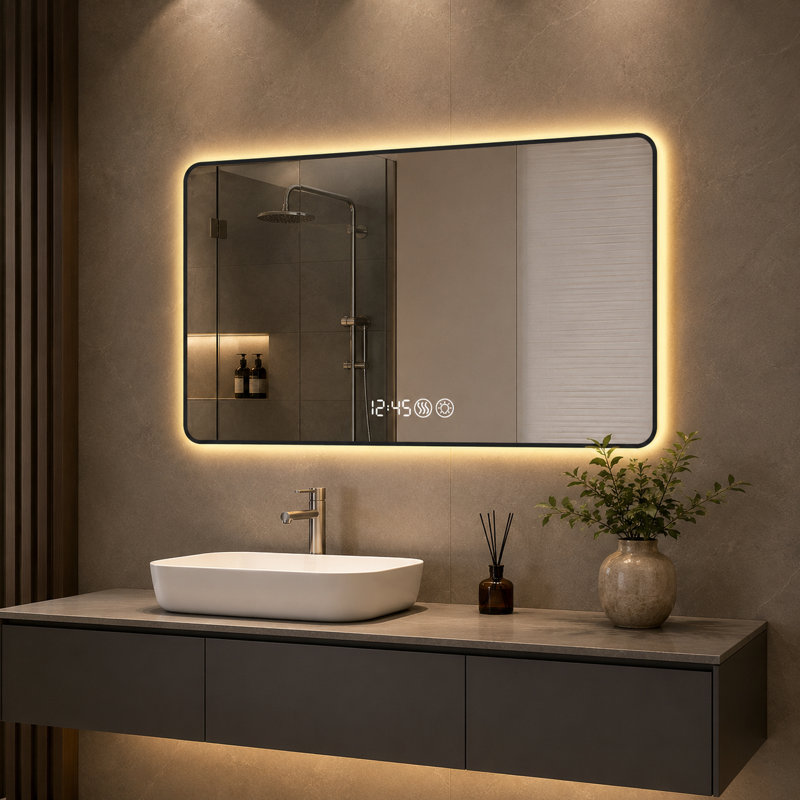 Miroir de salle de bain mural 48 po x 32 po, 48 po x 32 po