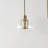 Jeseka 1 - Light Brass Bowl Pendant
