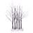 Vickerman LED Frosted Twig Collection 30'' Faux Tree in Freestanding
