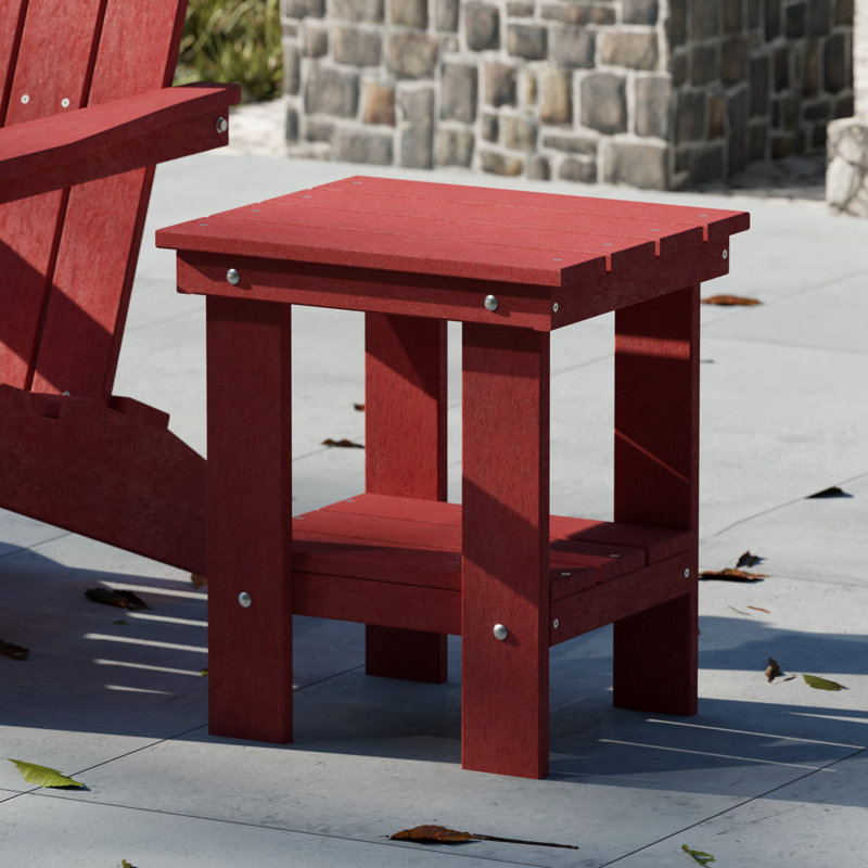 Table d'appoint Freedom, Rouge cardinal