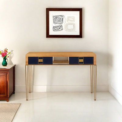 Retro Minimalist Multifunctional Console Table