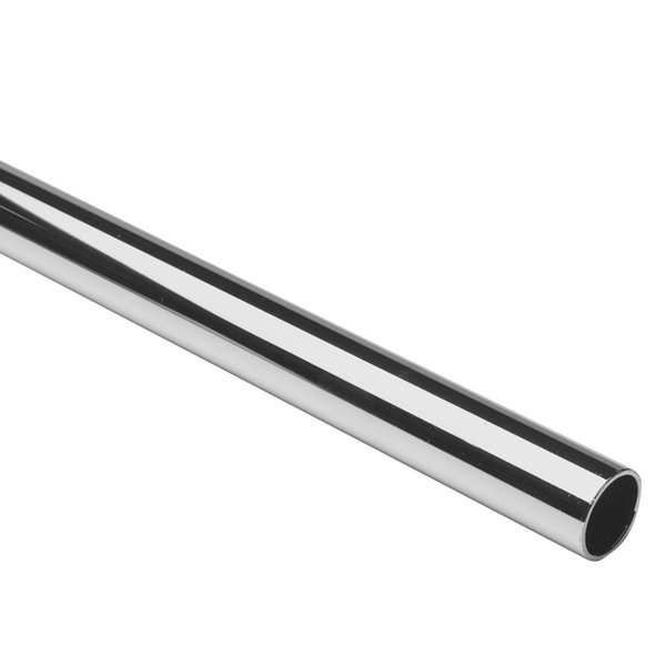 Tringle pour garde-robe l 72 po , Chrome poli