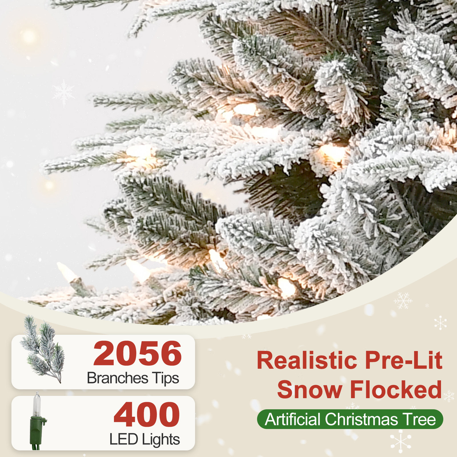 5FT Unlit Blue Spruce Artificial Christmas Tree with 1197 PE&PVC Branch Tips,Full Hinged Xmas Tree with Foldable, 6'