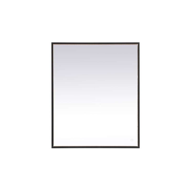 Miroir Piche, 30 po x 36 po, Noir