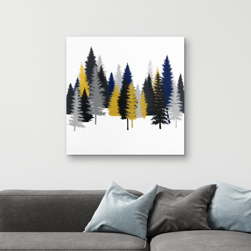fir - 32"x32" art on canvas