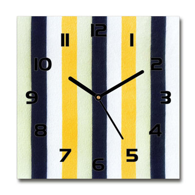 Glass Wall Clock