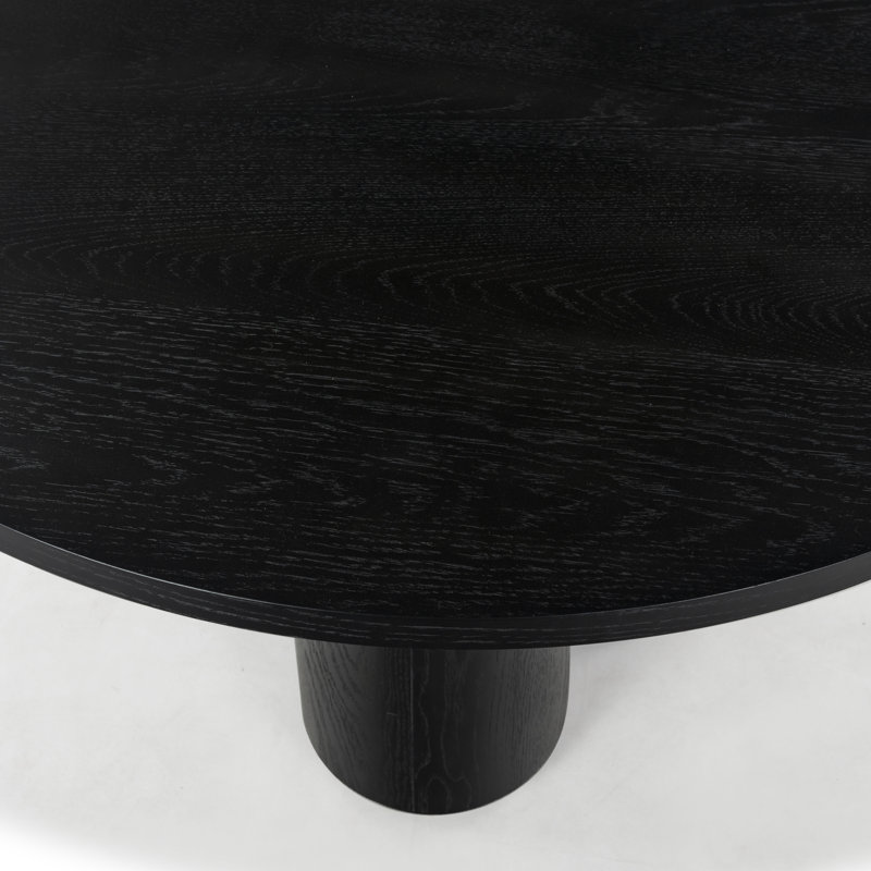 Kathalina Round Dining Table, Black