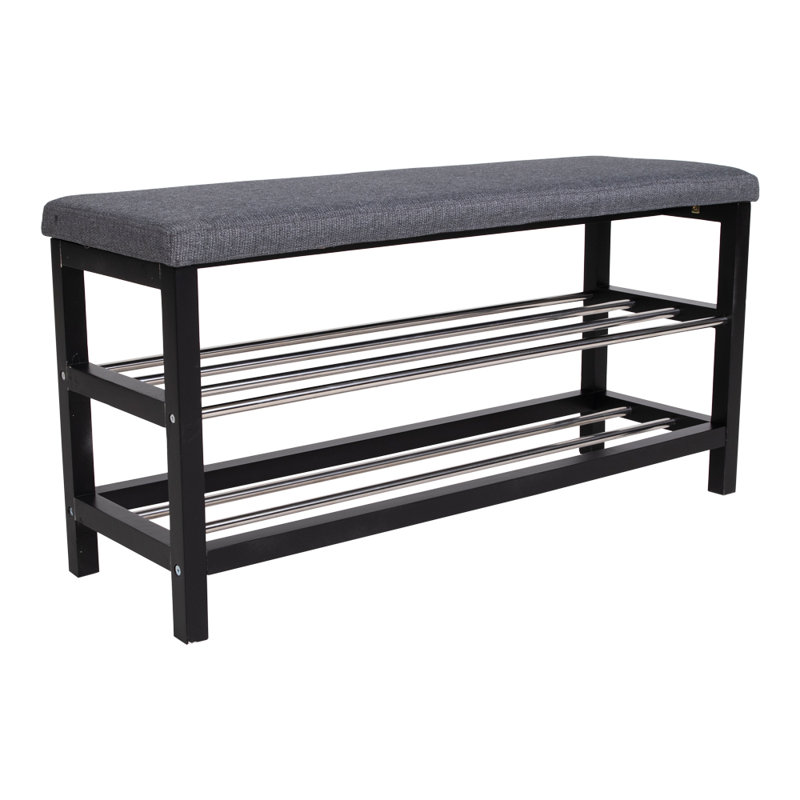 Laititia Polyester Blend Upholstered Storage Bench