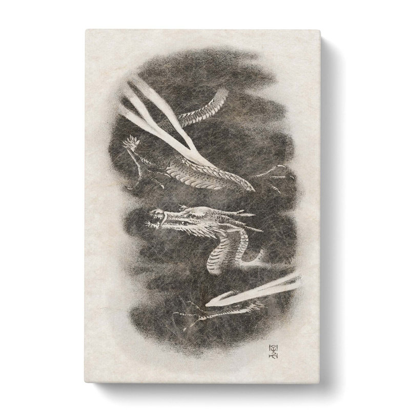 Portrait Of A Dragon - Wrapped Canvas Print, 76cm H x 50cm W x 3cm D