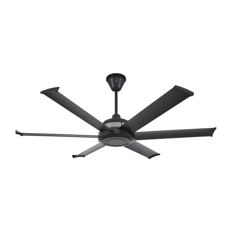 Mammoth Ceiling Fan, No Light, Black, 60" Wide