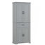 Armoire de rangement pour salle de bain avec portes et tiroir, plusieurs espaces de rangement, tablette réglable-598106296