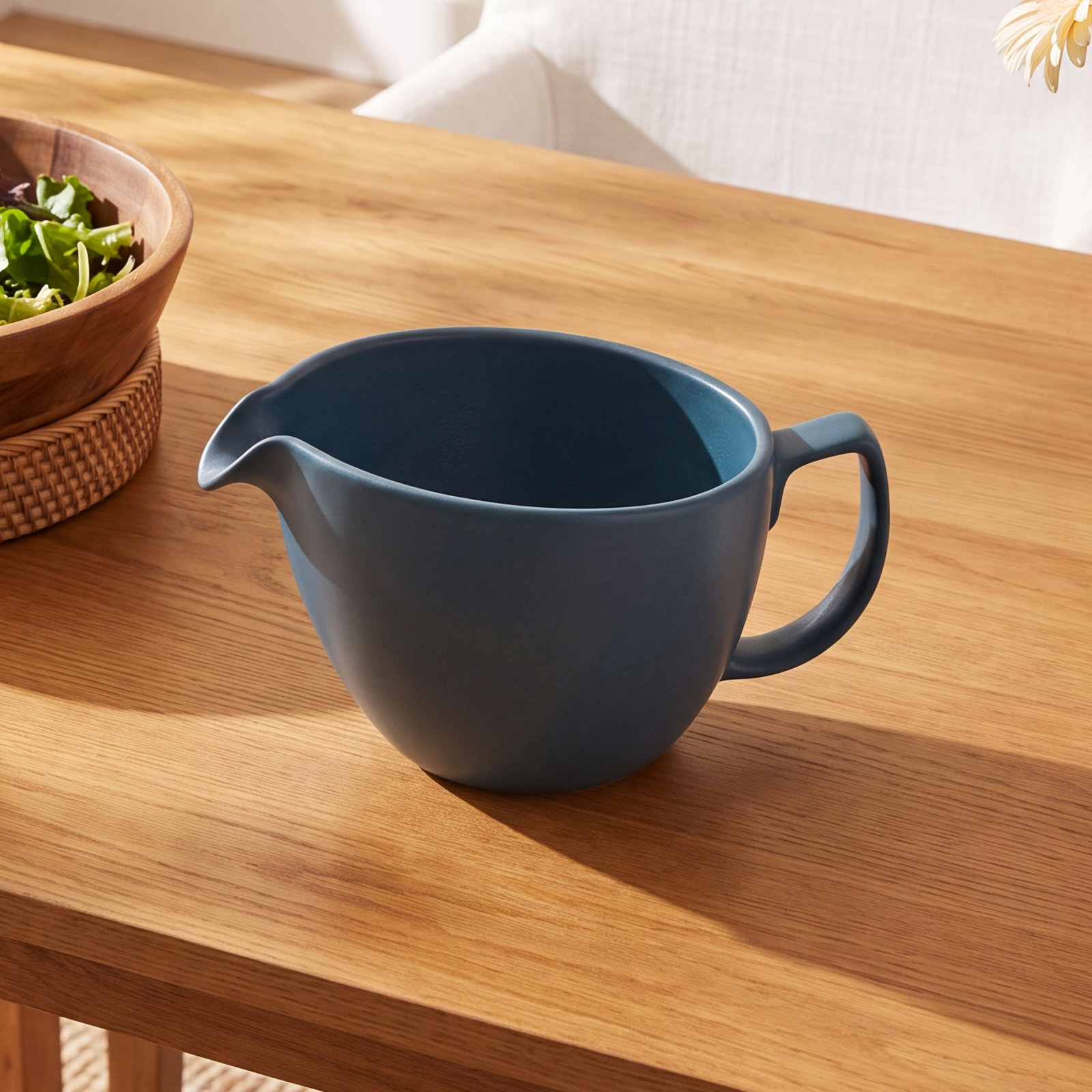 Nambe Orbit Creamer Bowl, Aurora Blue
