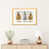 Toile avec cadre en bois beige n'est pas disponible