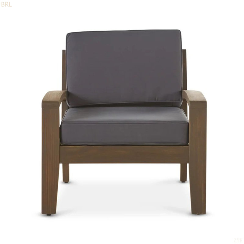 [Chaise simple] CHAISE CLUB GRENada, Gris foncé / Gris