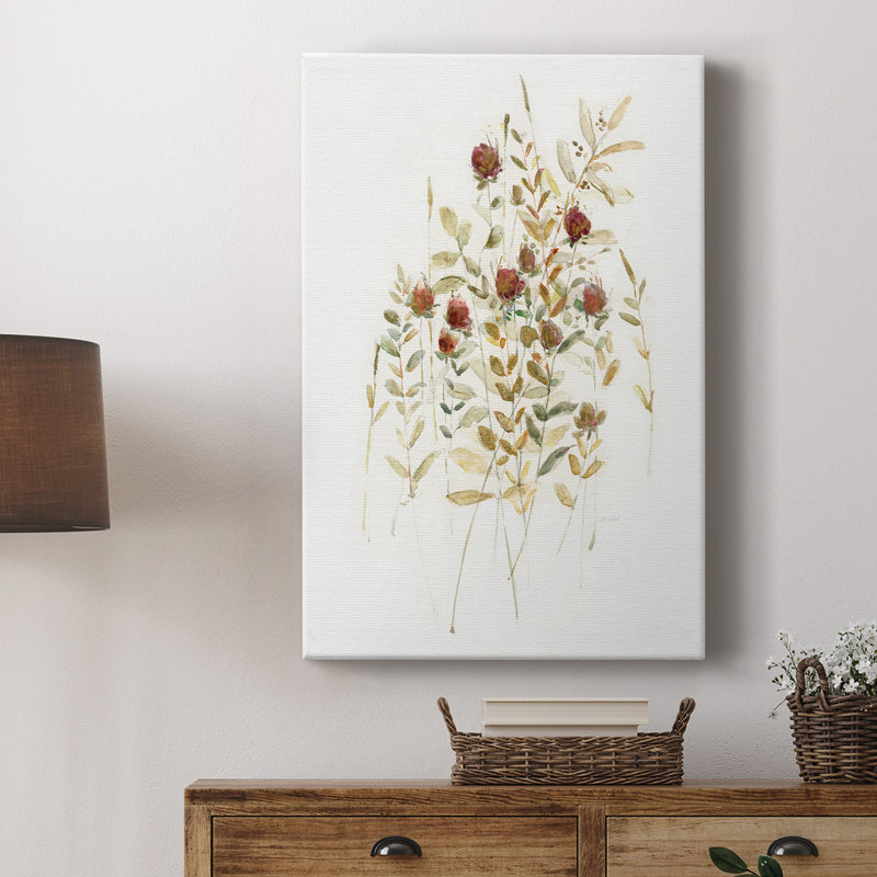 Brise de fleurs sauvages I, H 12 po x l 8 po x P 1 po