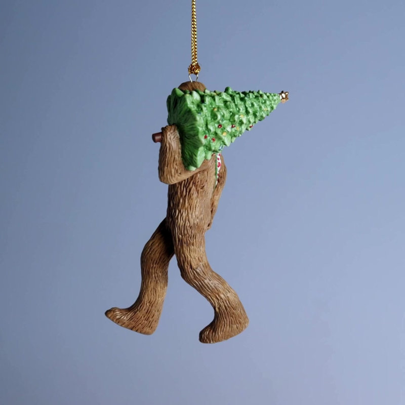 Chewbacca With Christmas Tree Ornament