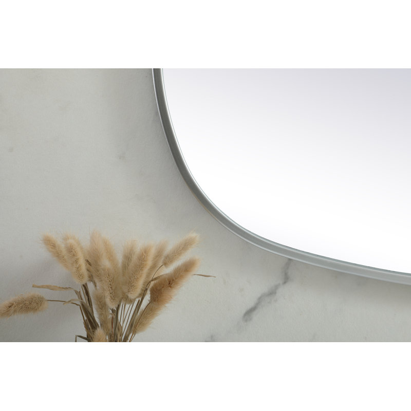 Miroir Bertin, 60 po x 24 po , Argent argent