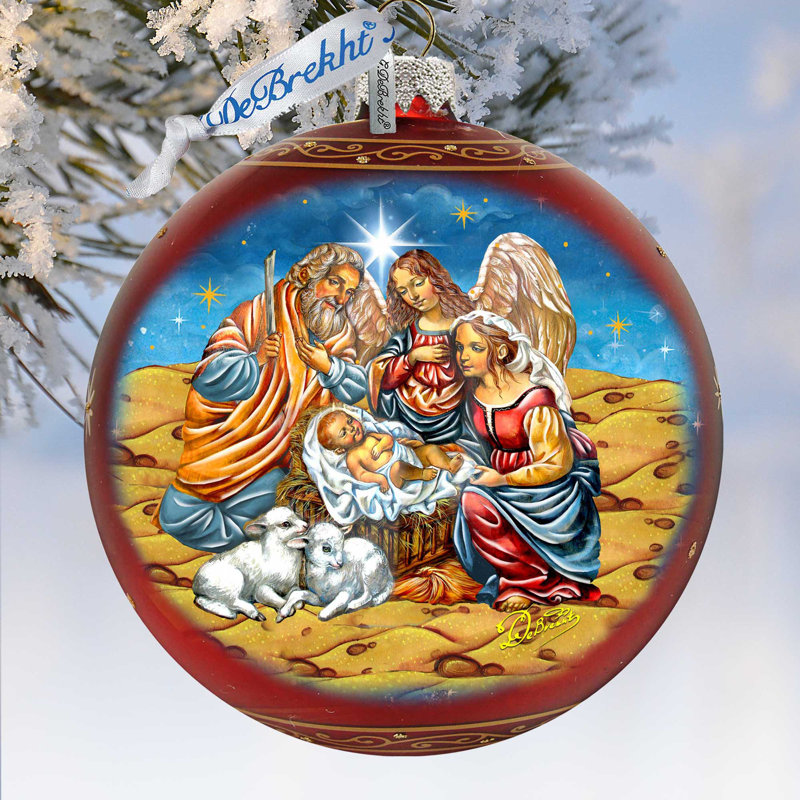 5.5'' Glass Ball Ornament