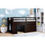 Lit mezzanine simple avec armoire et tablette-152071106