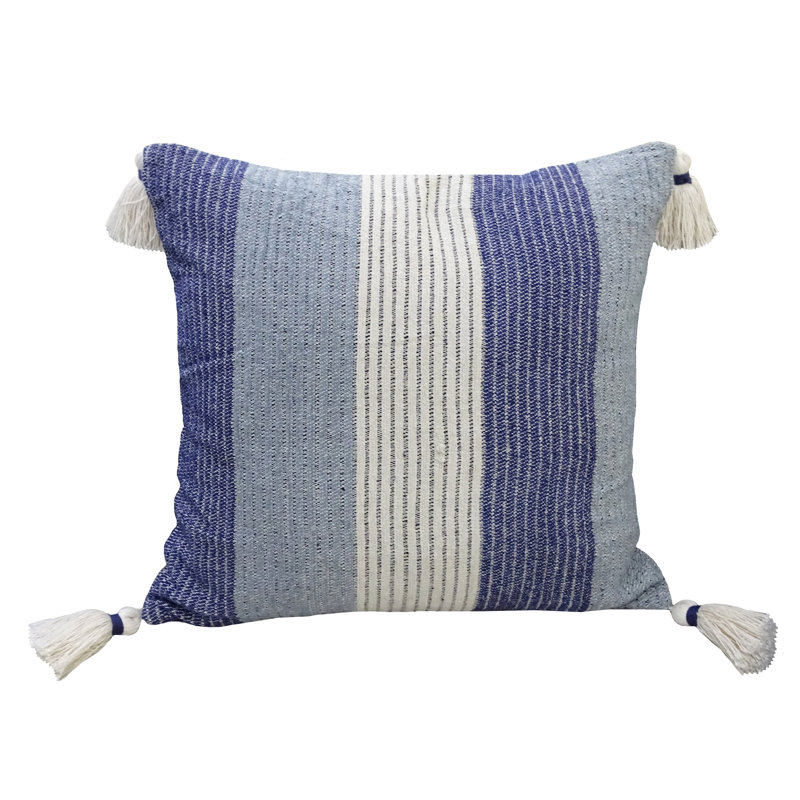Lowes Tassels Cotton Blend Throw Pillow