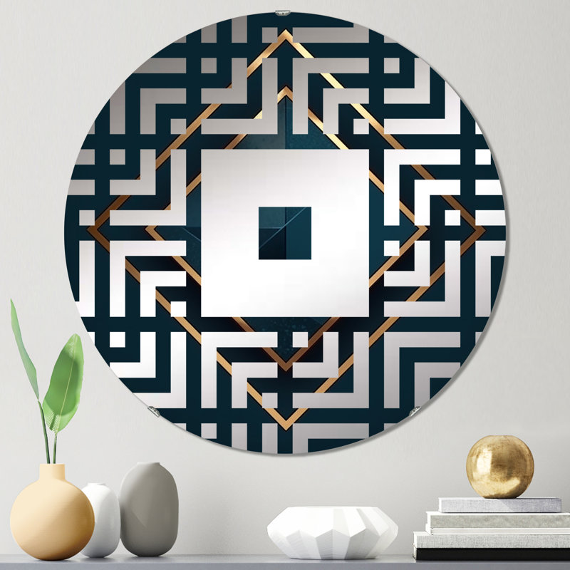 Deaunta - Square Wall Mirror, 23.6" x 23.6"