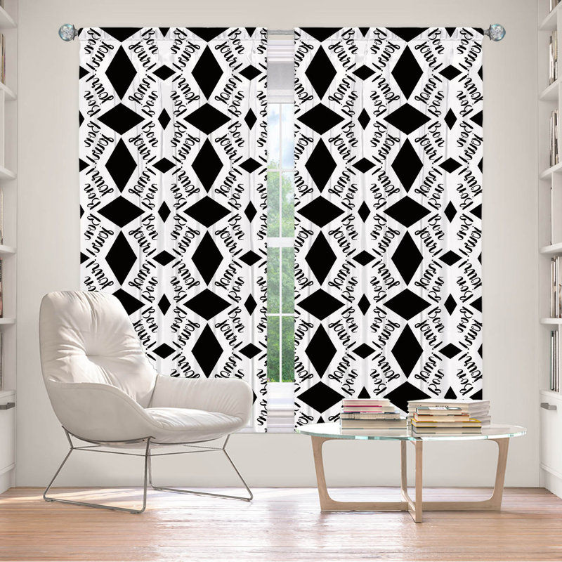 Paire de rideaux obscurcissant en polyester Halli, L 40 po x L 82 po