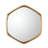 Hexagon Mirror-Gold