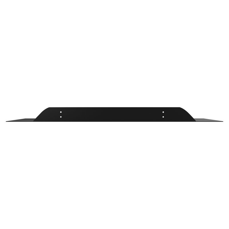 Maja Metal Floating Shelf, 4.5" H x 91.5" W x 15.25" D, Black