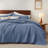 Best Seller Quilted Blanket - Textured Weave Pattern, Airy Lightweight Bed Covering-106246541-106246548