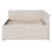 Full-Size L-Shaped Upholstered Daybed with Twin Pop-Up Trundle & USB Ports, Corner Sofa Bed-602558267