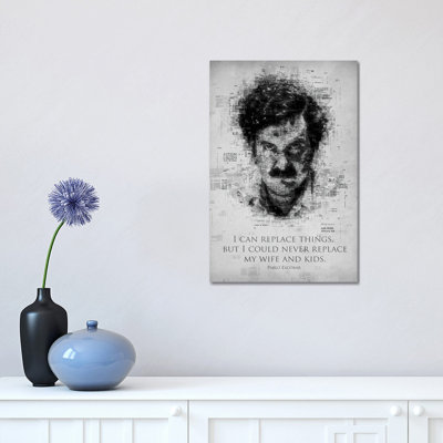 Pablo Escobar by Gab Fernando - Wrapped Canvas Print