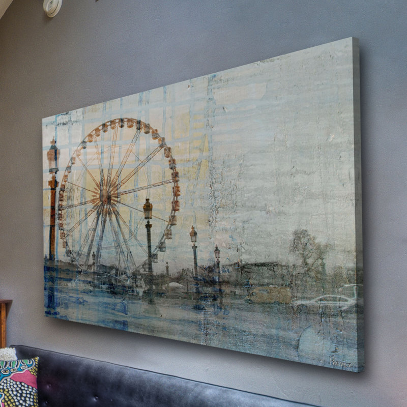 Parvez Taj - Wrapped Canvas Painting, 51cm H x 76cm W x 4cm D