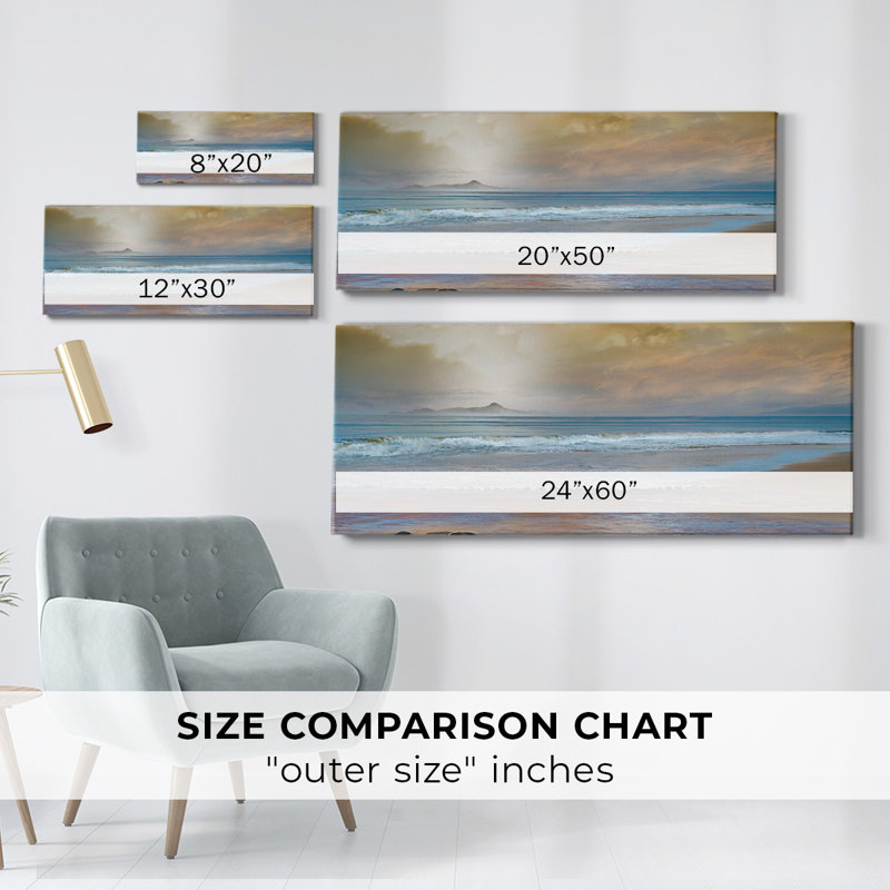 " Private Island ", 24" H x 60" W x 1.5" D