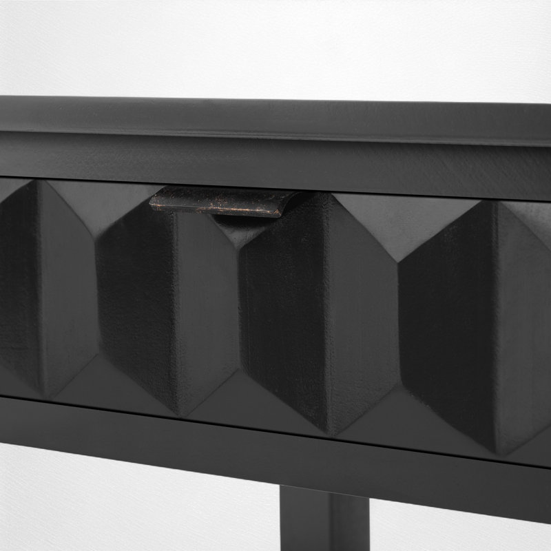 Console 60,03 po, Noir