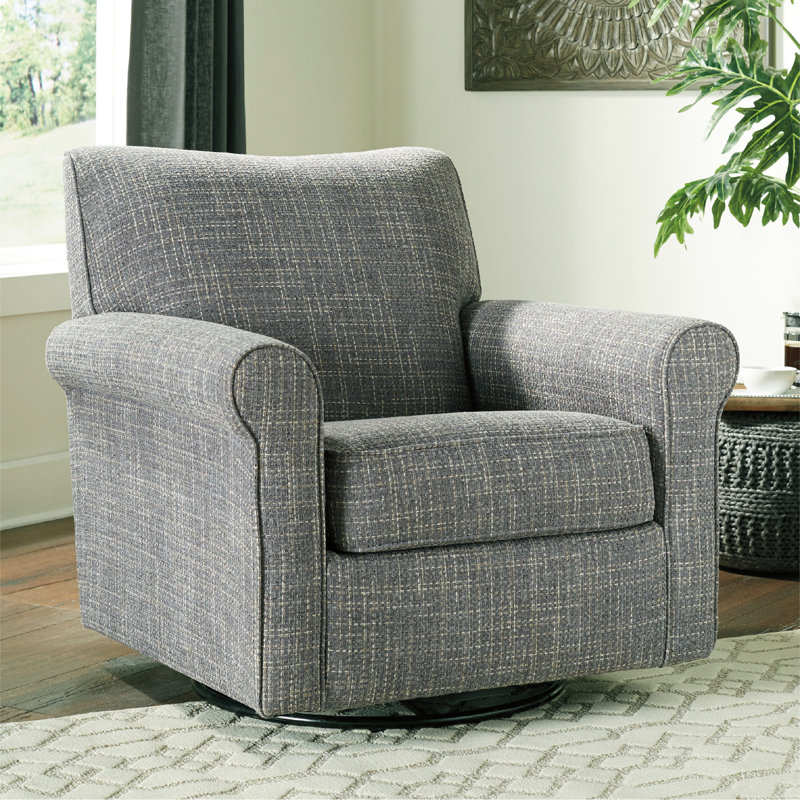 Sumlin Upholstered Swivel Armchair