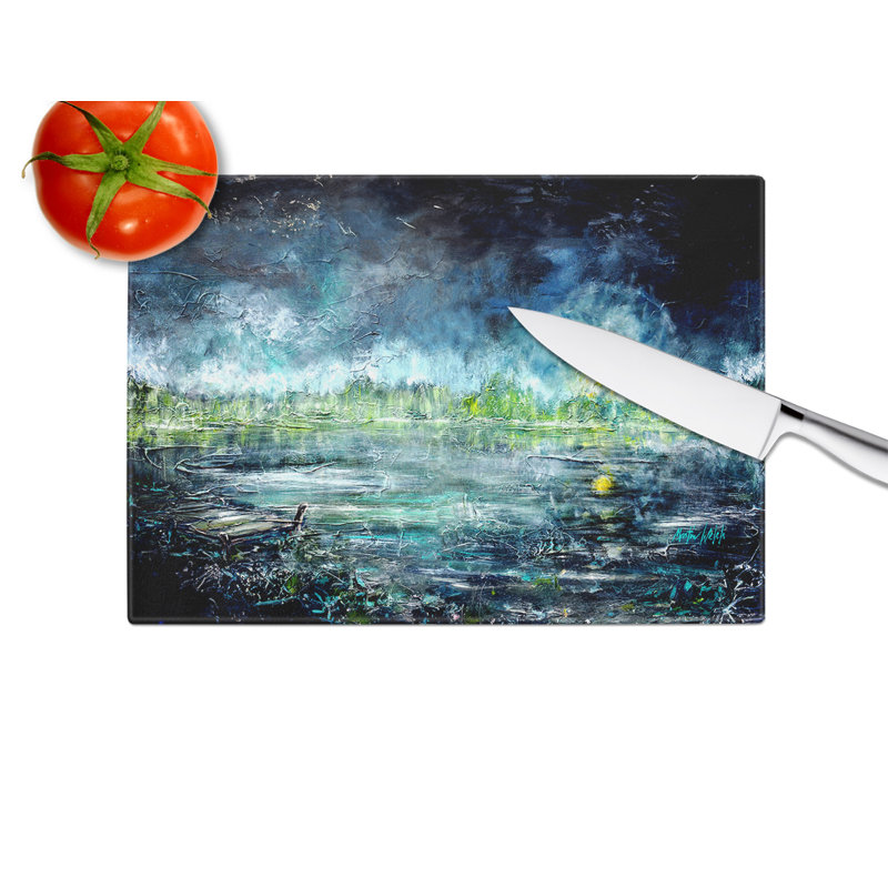 By The Moonlight Glass Cutting Board