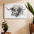 Soft Focus Highland Cattle II-Gallery Wrapped Canvas