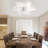 Abson 30.71" 7 - Blade Reversible LED Dimmable Ceiling Fan With Light And Remote-2109888075